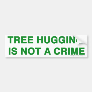 Tree Hugging sticker