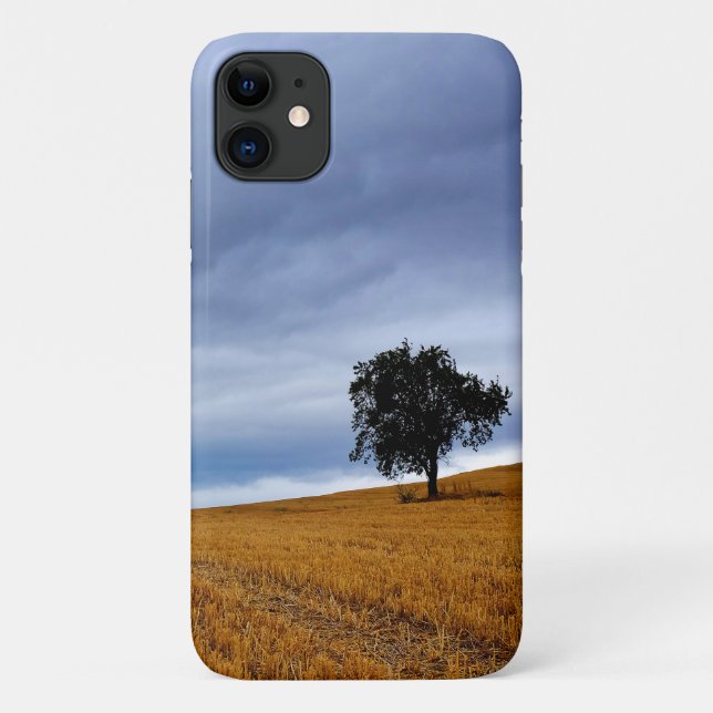 Tree in a wheat field Case-Mate iPhone case (Back)