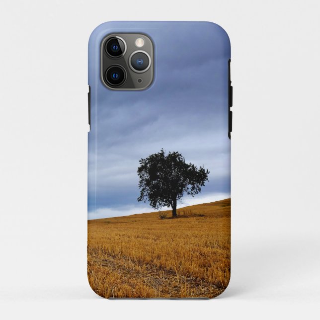 Tree in a wheat field Case-Mate iPhone case (Back)