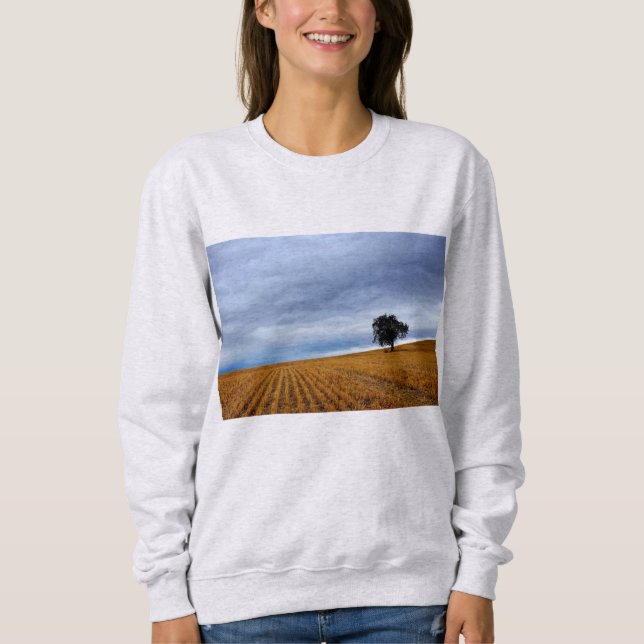 Tree in a wheat field sweatshirt (Front)