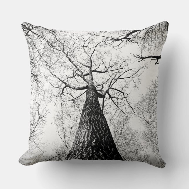 Tree in black and white cushion (Front)