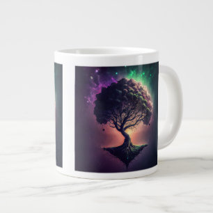 Tree in Space Jumbo Mug 