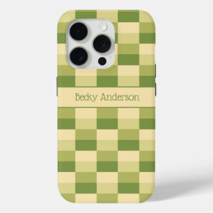 Tree In The Desert Colours with Name iPhone 15 Pro Case