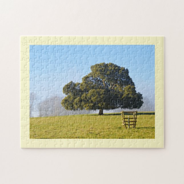 Tree in the winter sun jigsaw puzzle (Horizontal)