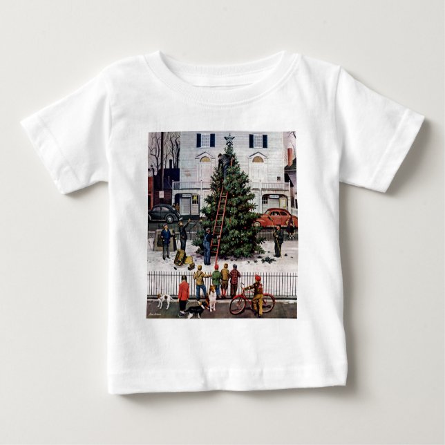 Tree in Town Square Baby T-Shirt (Front)