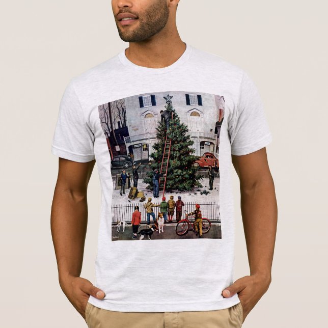 Tree in Town Square T-Shirt (Front)