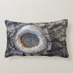 Tree Knot Log Lumbar Cushion