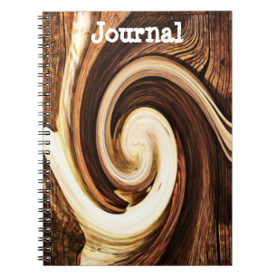 Tree Knot Swirl Art Journal Notebook