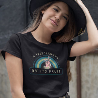 Tree Known By Its Fruit Cow Girl T-Shirt