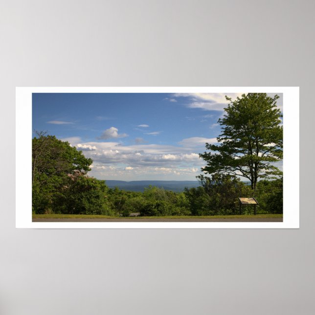 Tree Landscape View Photo Poster (Front)