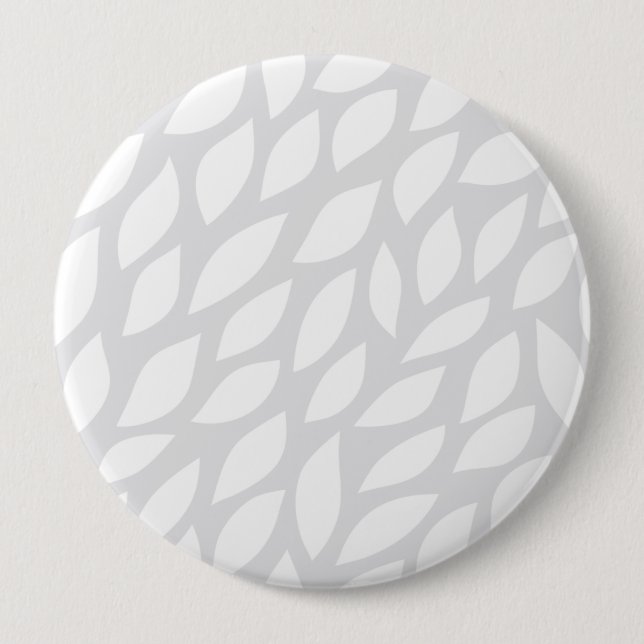 tree leave 10 cm round badge (Front)