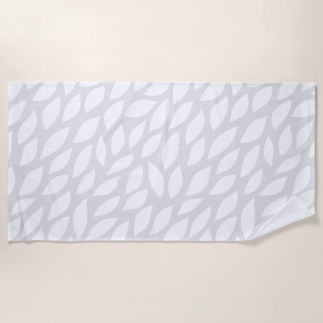 tree leave beach towel (Front)