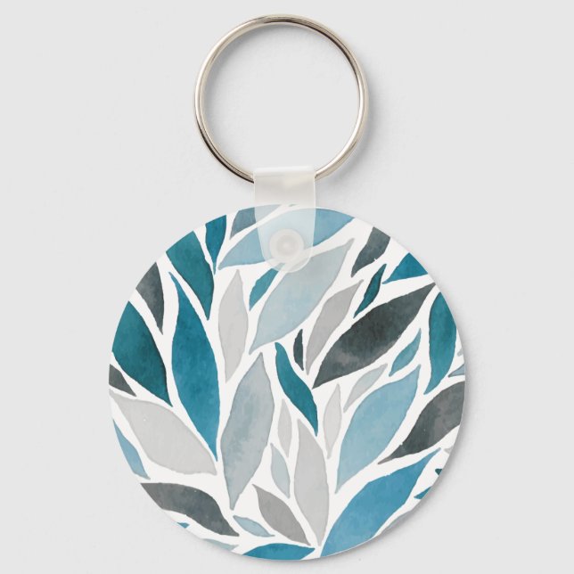 tree leaves key ring (Front)