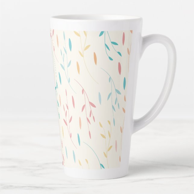 tree leaves latte mug (Right)
