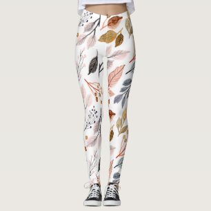 tree leaves leggings