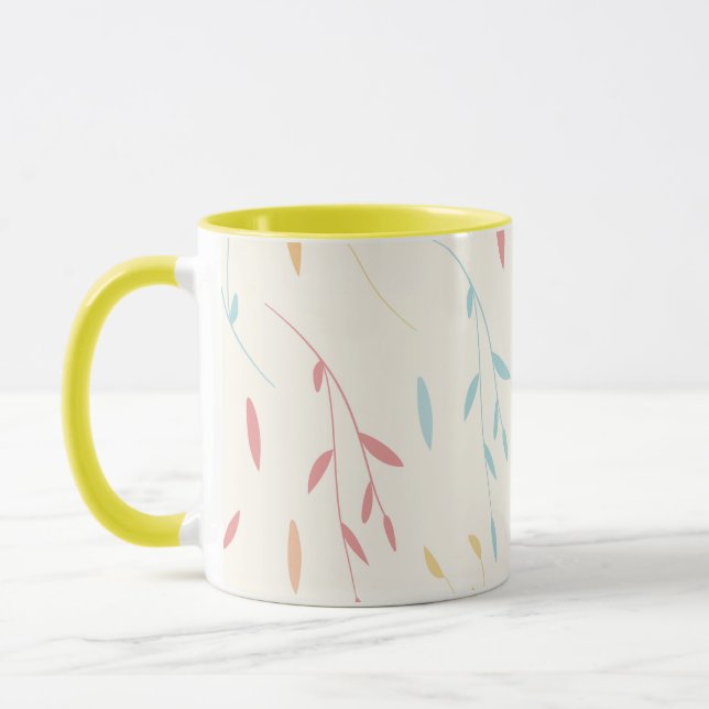 tree leaves mug (Left)