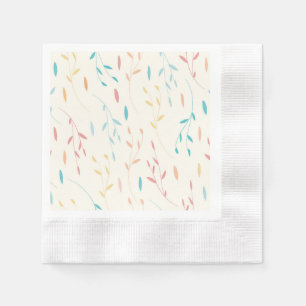 tree leaves napkin
