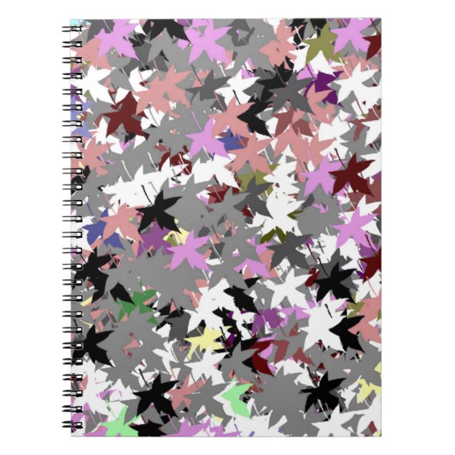 TREE LEAVES SPIRAL NOTEBOOK (Front)