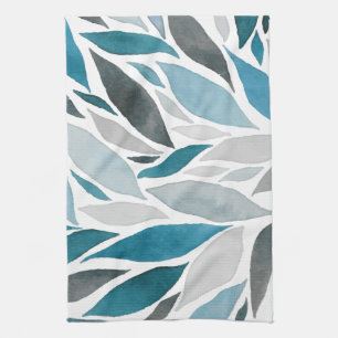 tree leaves tea towel