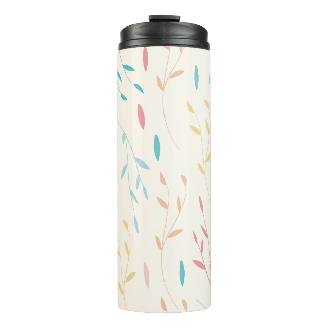 tree leaves thermal tumbler (Front)