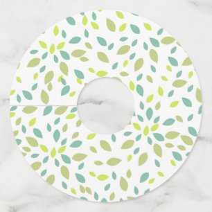 tree leaves wine glass tag