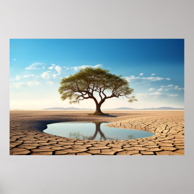 Tree Life Enchanting Tranquil Nature  Poster (Front)