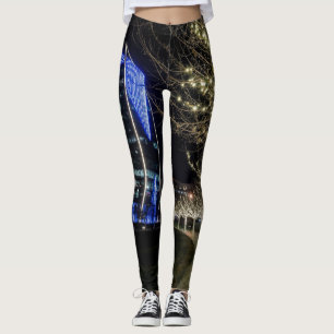 Tree Lights At Klyde Warren Park Leggings