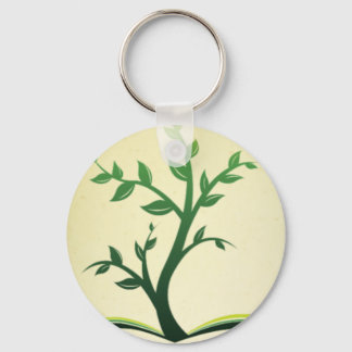 Tree logo key ring