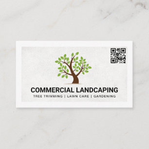 Tree Logo   QR Code Business Card