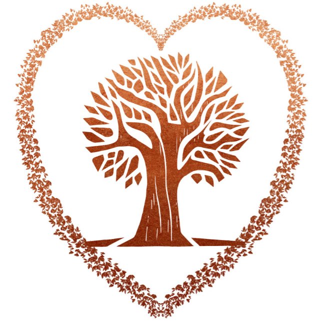 Tree Love Kindness Encouragement Greeting Card (Creator Uploaded)