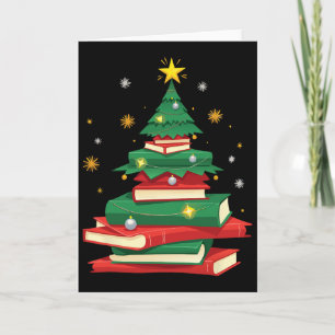Tree Love Reading Books Librarian Men Women Funny  Card