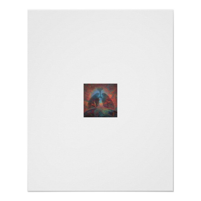Tree Lungs Cosmic Earth Vision Poster (Front)