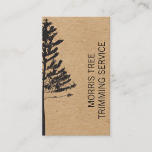 Tree Maintenance Landscaping Gardener Business Card