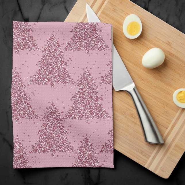 Tree Mod Decor | Dusty Mauve PInk Pastel Pattern Tea Towel (Creator Uploaded)