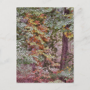 TREE MOSAIC POSTCARD