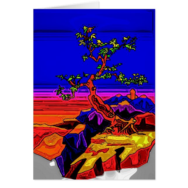 Tree & Mountains (Front)