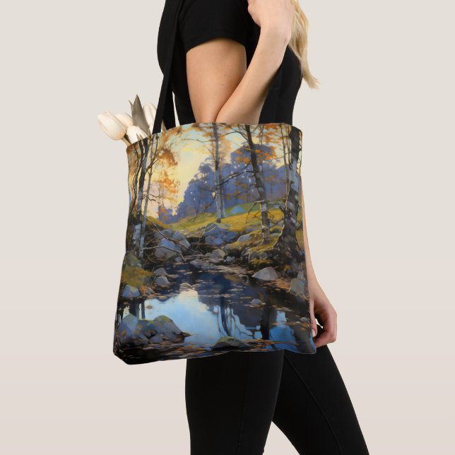 Tree Nature Landscape Tote Bag (Close Up)
