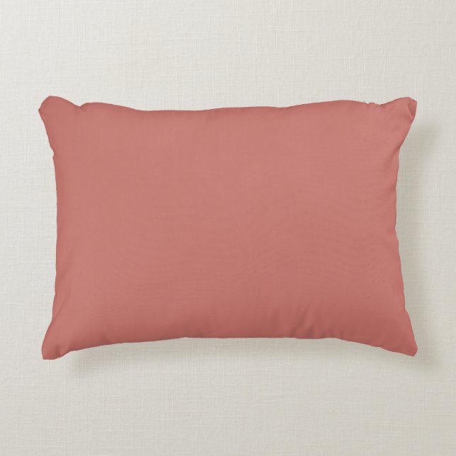 Tree Nursery Pinkish-Orange Decorative Cushion (Front)