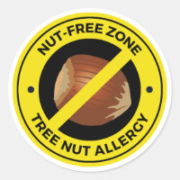 Tree Nut allergy - Nut-Free Zone