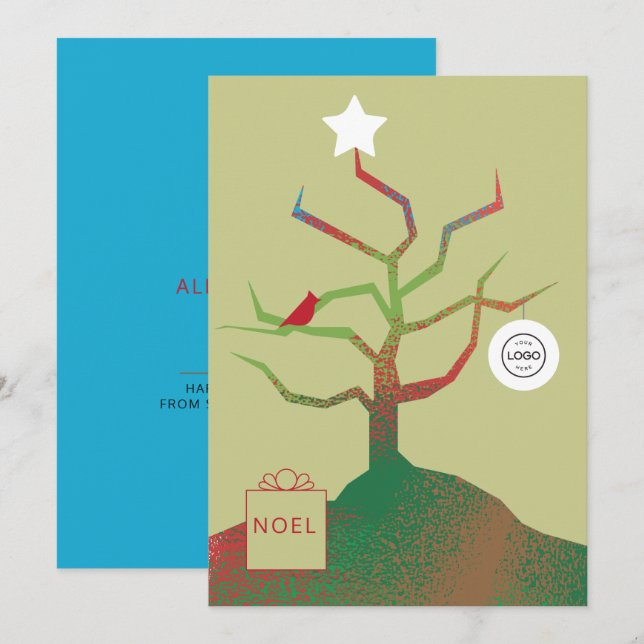 Tree of Art Corporate Christmas Card (Front/Back)
