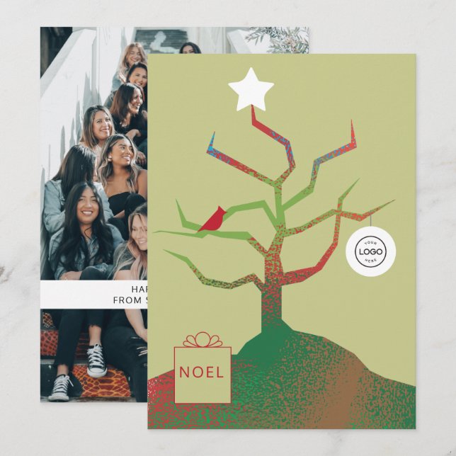 Tree of Art Corporate Christmas Card (Front/Back)