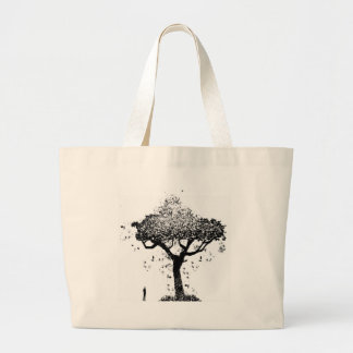 Tree Of Ash Large Tote Bag