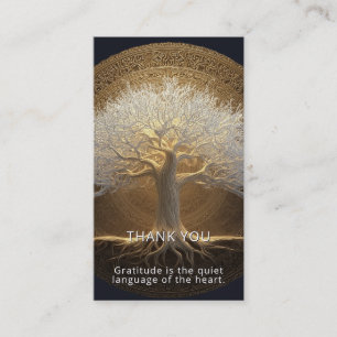Tree of Eternal Light Tree of Life Design Business Card