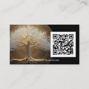 Tree of Eternal Light Tree of Life Design Business Card