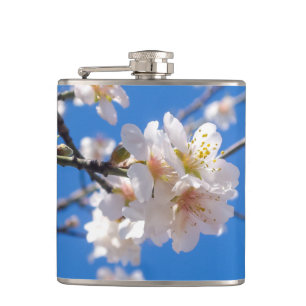 Tree of Flowers custom monogram flask