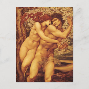 Tree of Forgiveness, Sir Edward Coley Burne-Jones Postcard