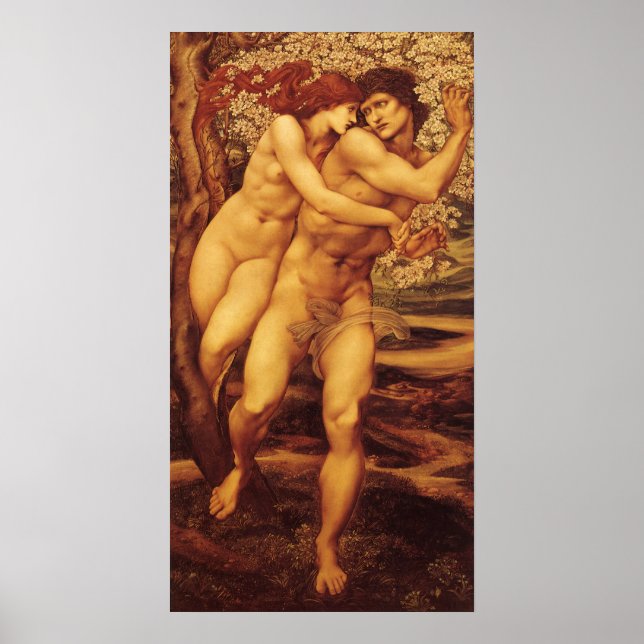 Tree of Forgiveness, Sir Edward Coley Burne-Jones Poster (Front)