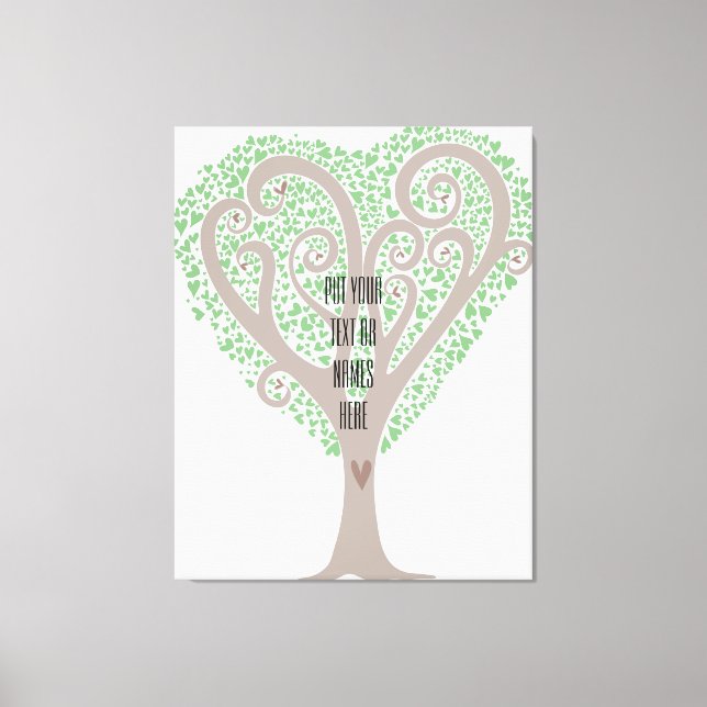 Tree of Hearts Canvas Print (Front)