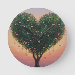 Tree of Hearts clock