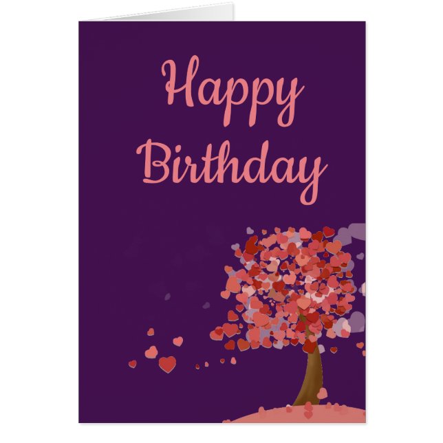 Tree of Hearts cute art hearts (Front)